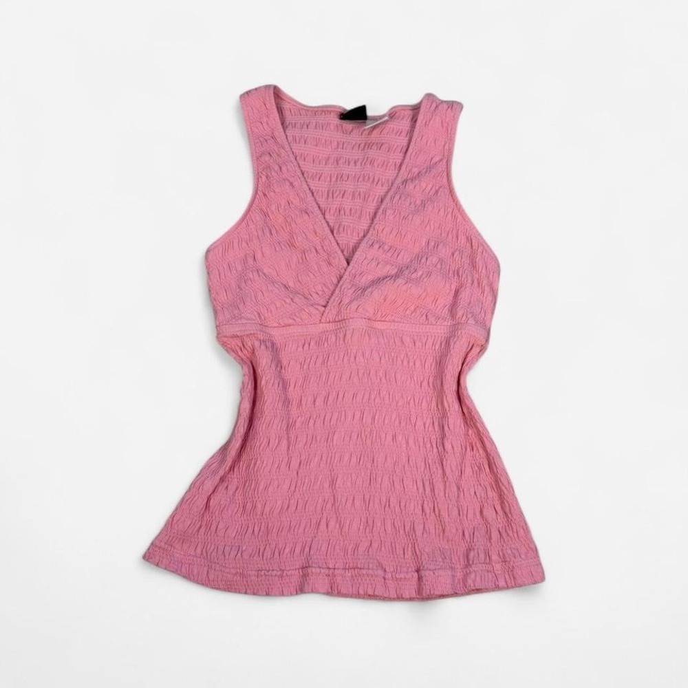 Vintage y2k Mossimo pink babydoll tank top